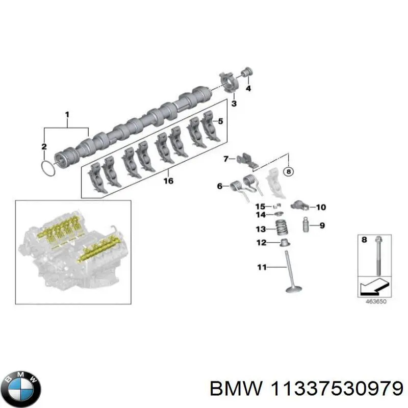 Balanceiro de válvula (balanceiro de válvulas) BMW 11337530979 preço, a partir de 10,66 USD