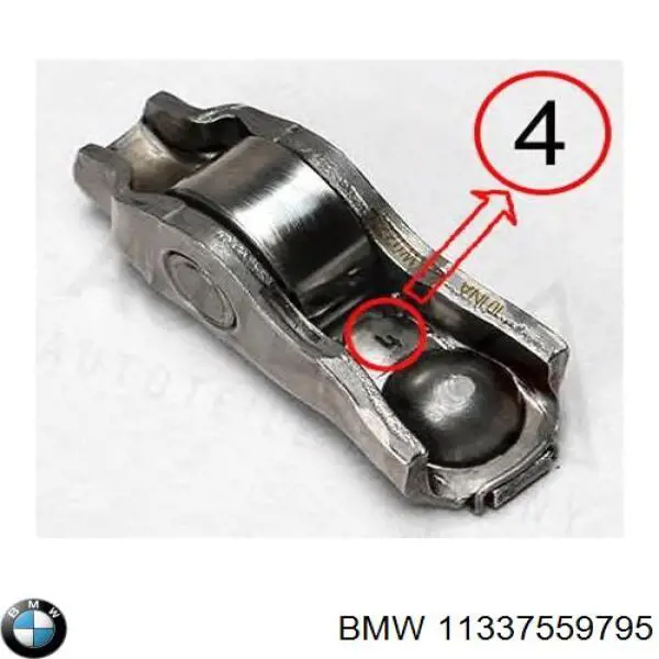 Balanceiro de válvula (balanceiro de válvulas) de admissão BMW 11337559795 preço, a partir de 22,28 USD