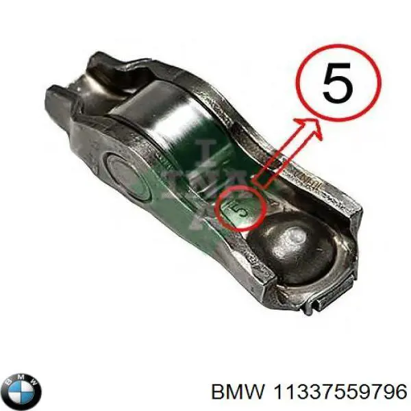 Balanceiro de válvula (balanceiro de válvulas) de admissão BMW 11337559796 preço, a partir de 18,96 USD
