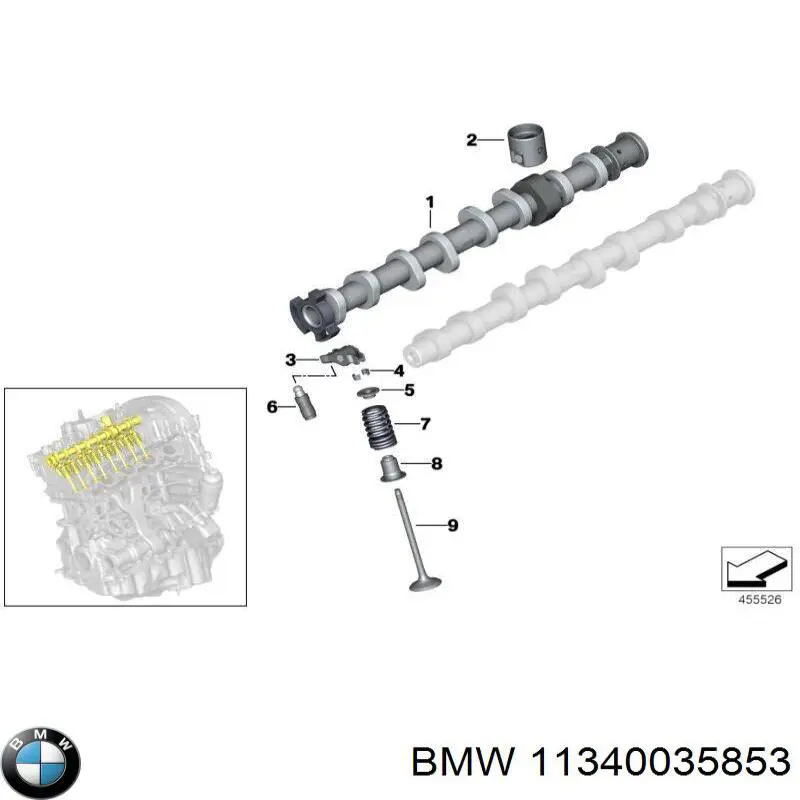 Vedação de válvula (de óleo) de escape, kit BMW 11340035853 preço, a partir de 40,70 USD