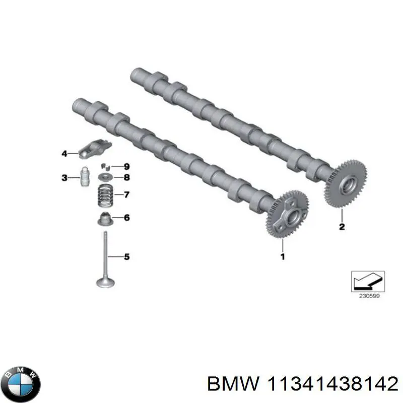 Peça inserida de válvula BMW 11341438142 preço, a partir de 2,83 USD