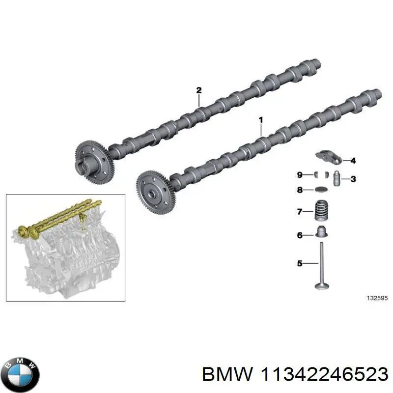 11342246523 BMW Disco superior metálico de mola dianteira