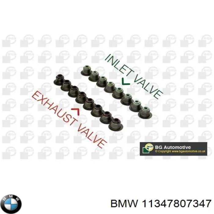Vedação de válvula (coletor de óleo), admissão/escape, kit para um motor BMW 11347807347 preço, a partir de 19,86 USD