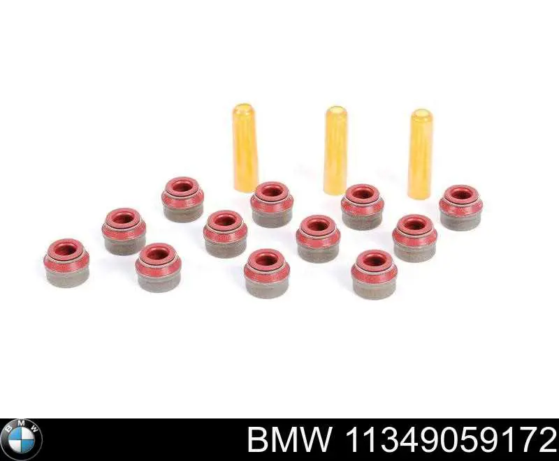 Compre 11349059172 BMW Vedação de válvula (coletor de óleo), admissão/escape, kit para um motor