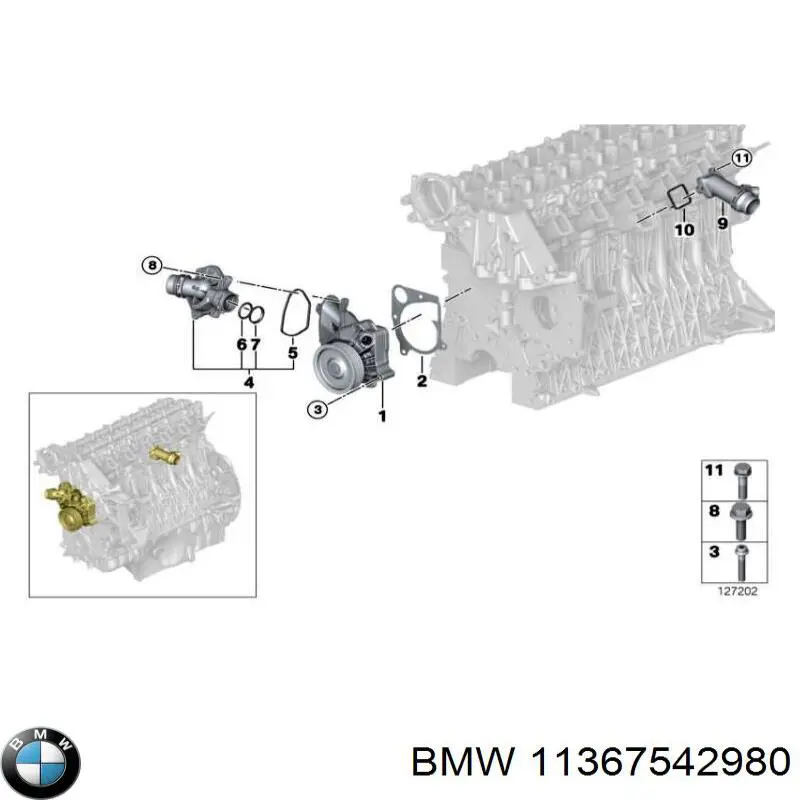 Compre 11367542980 BMW 