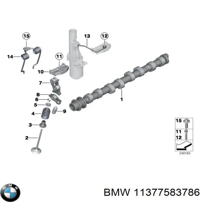 11377583786 BMW Filtro de óleo