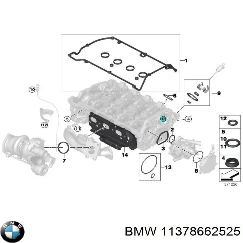 11378662525 BMW Vedante de sensor de posição da árvore distribuidora