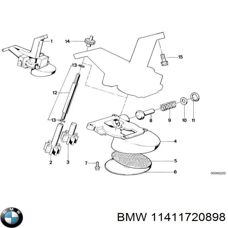 Compre 11411720898 BMW Bomba de óleo