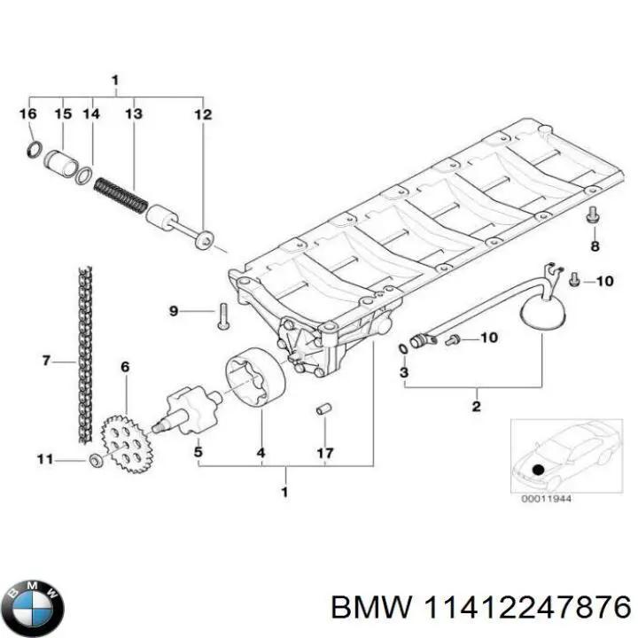  BMW 11412247876 preço, a partir de 6,88 USD