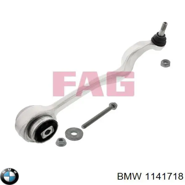 Braço oscilante superior direito de suspensão dianteira 1141718 BMW
