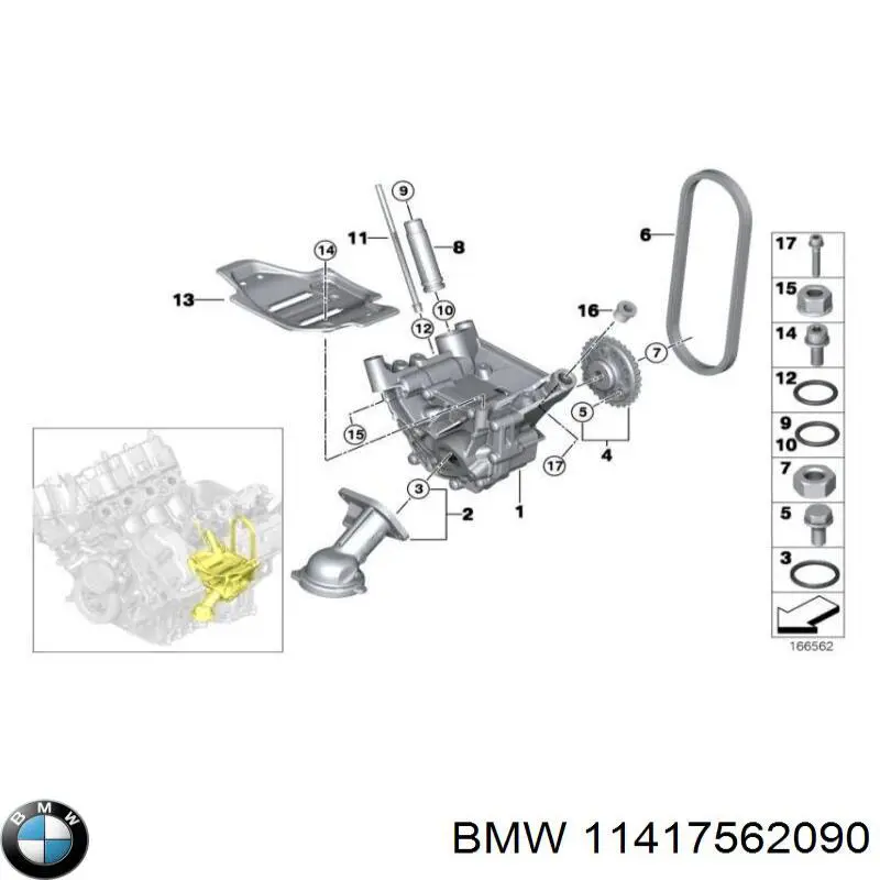 11417562090 BMW Vedante de tampa do gargalho de enchimento de óleo