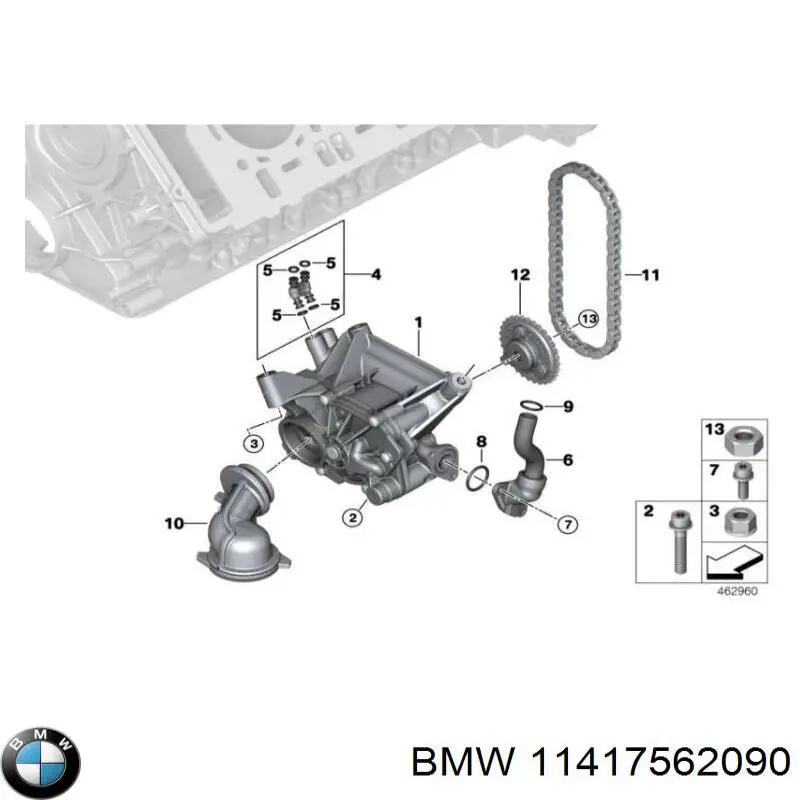 Vedante de tampa do gargalho de enchimento de óleo BMW 11417562090 preço, a partir de 28,06 USD