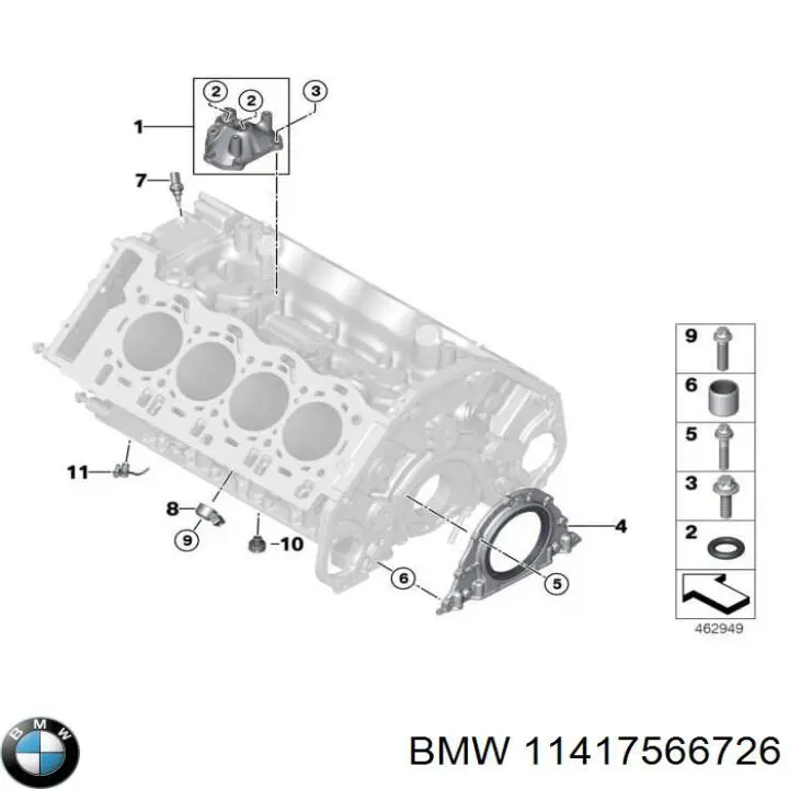 Vedante de tampa do gargalho de enchimento de óleo BMW 11417566726 preço, a partir de 3,69 USD