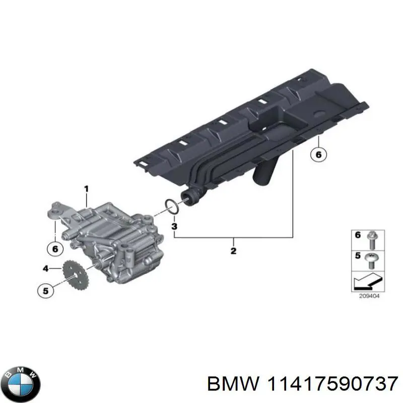 Compre 11417590736 BMW Receptor de óleo (coletor de óleo)