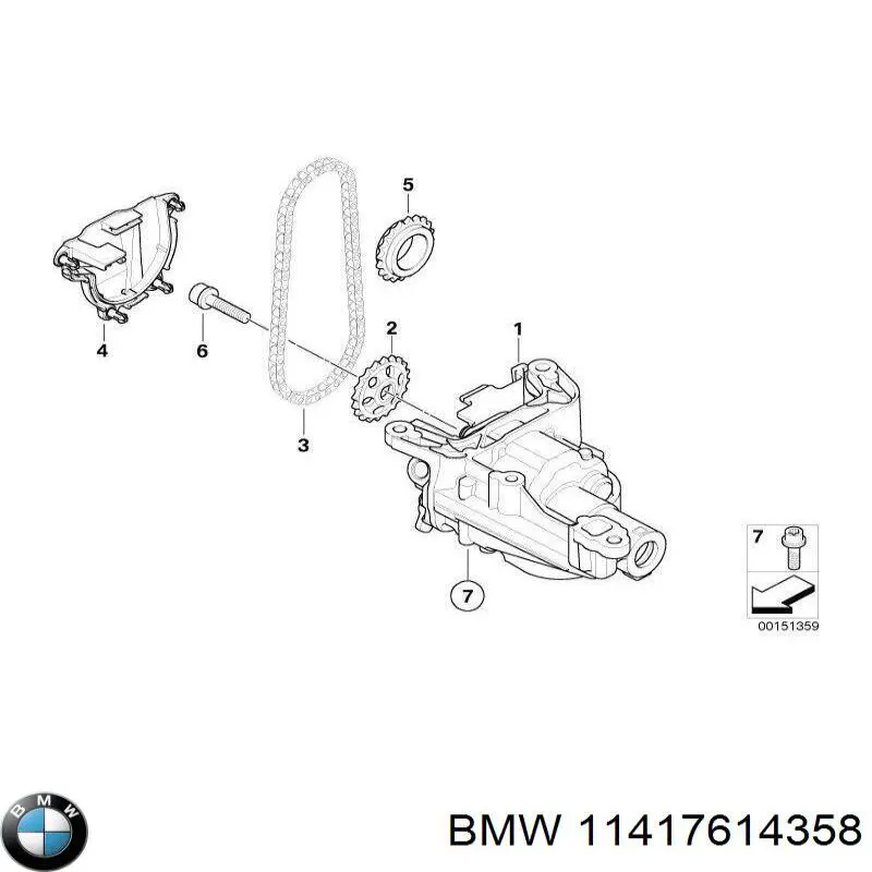 11417614358 BMW Bomba de óleo