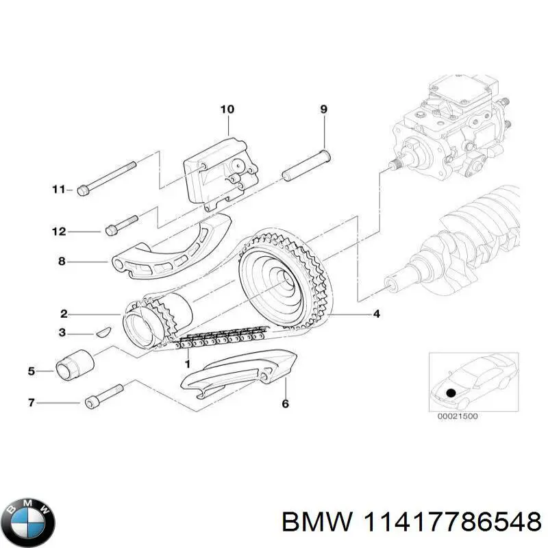 Bomba de óleo BMW 11417786548 preço, a partir de 263,90 USD