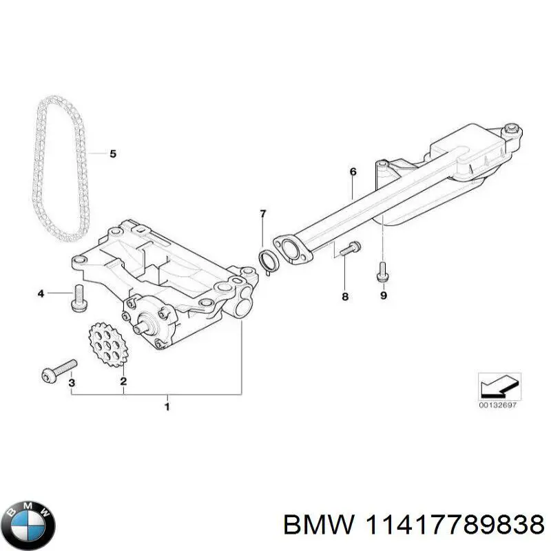 Bomba de óleo BMW 11417789838 preço, a partir de 137,91 USD