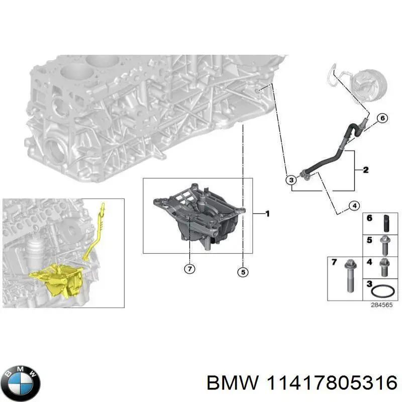 Bomba a vácuo BMW 7805316 preço, a partir de 379,67 USD