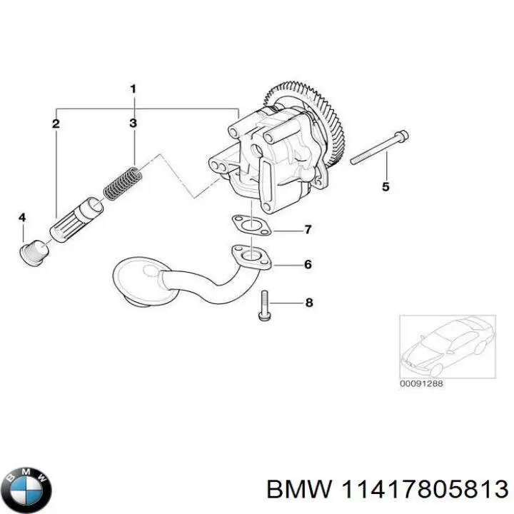 Bomba de óleo BMW 11417793754 preço, a partir de 305,10 USD