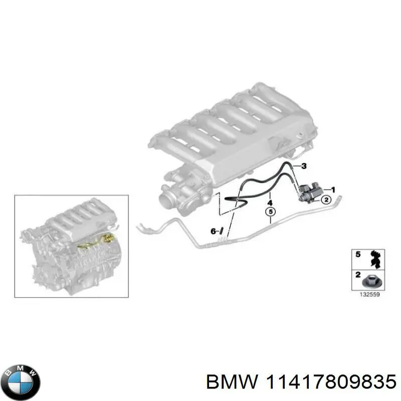 Compre 11417809835 BMW 