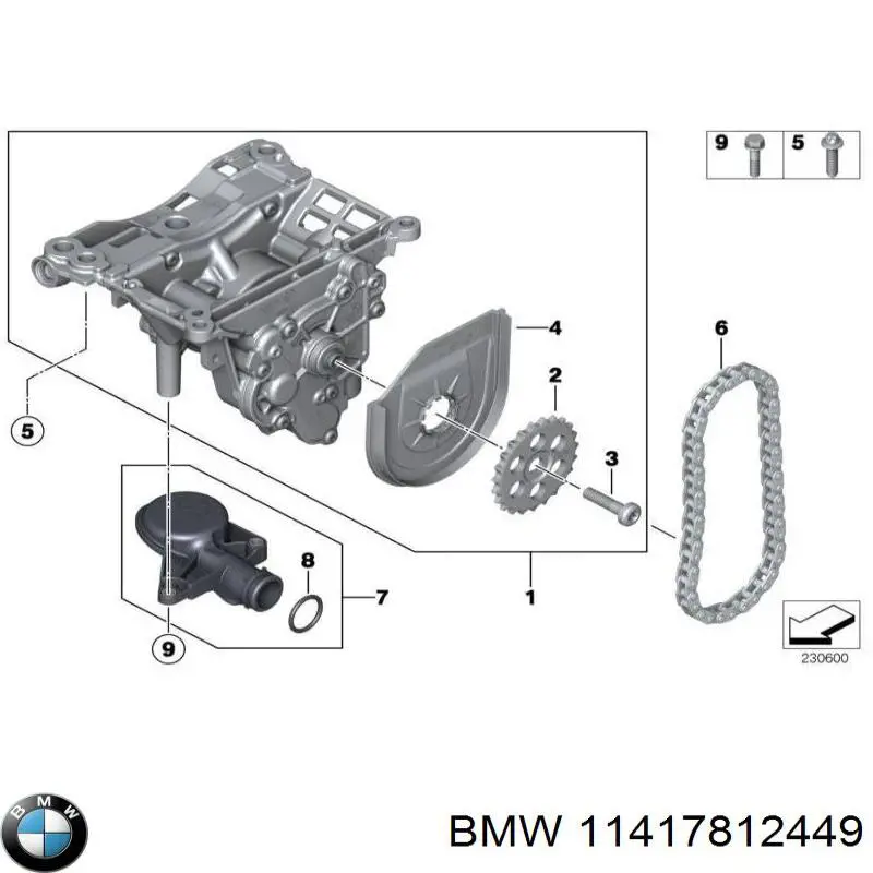 Roda dentada de acionamento de bomba de óleo BMW 11417812449 preço, a partir de 15,23 USD