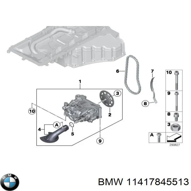 11417845513 BMW Bomba de óleo