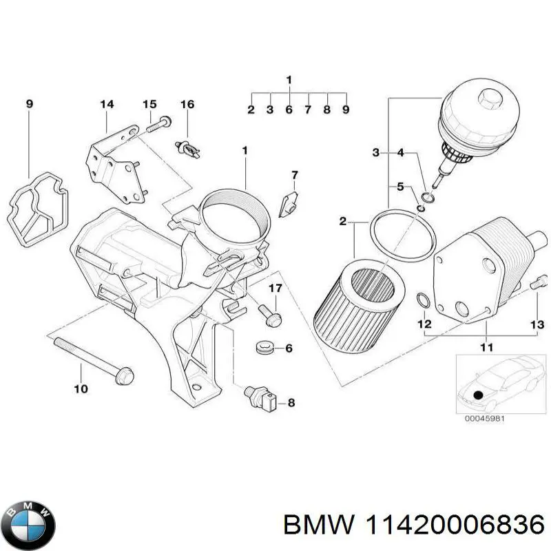 11420006836 BMW Vedante de tampa do gargalho de enchimento de óleo