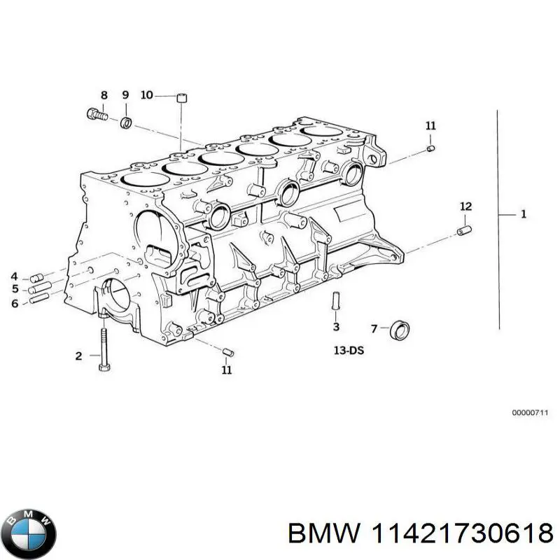 11421730618 BMW Injetor de óleo
