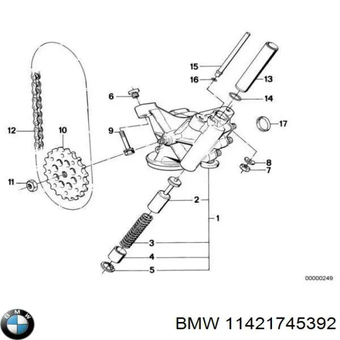 Compre 11421745392 BMW Filtro de óleo