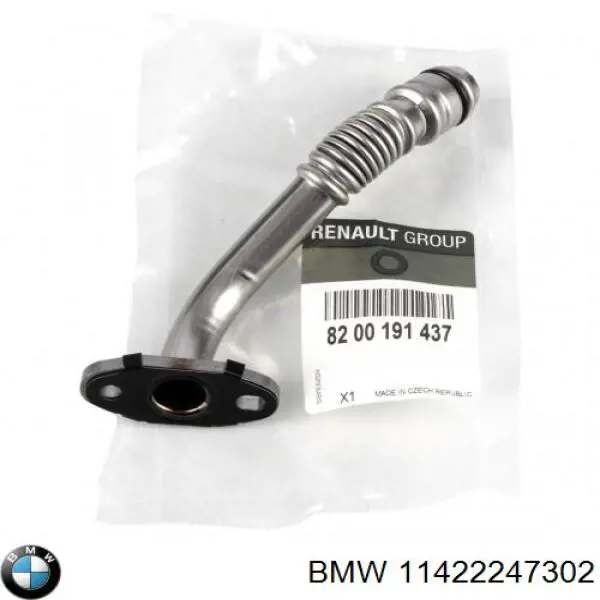 Compre 11422247302 BMW Tubo (mangueira) de fornecimento de óleo de turbina