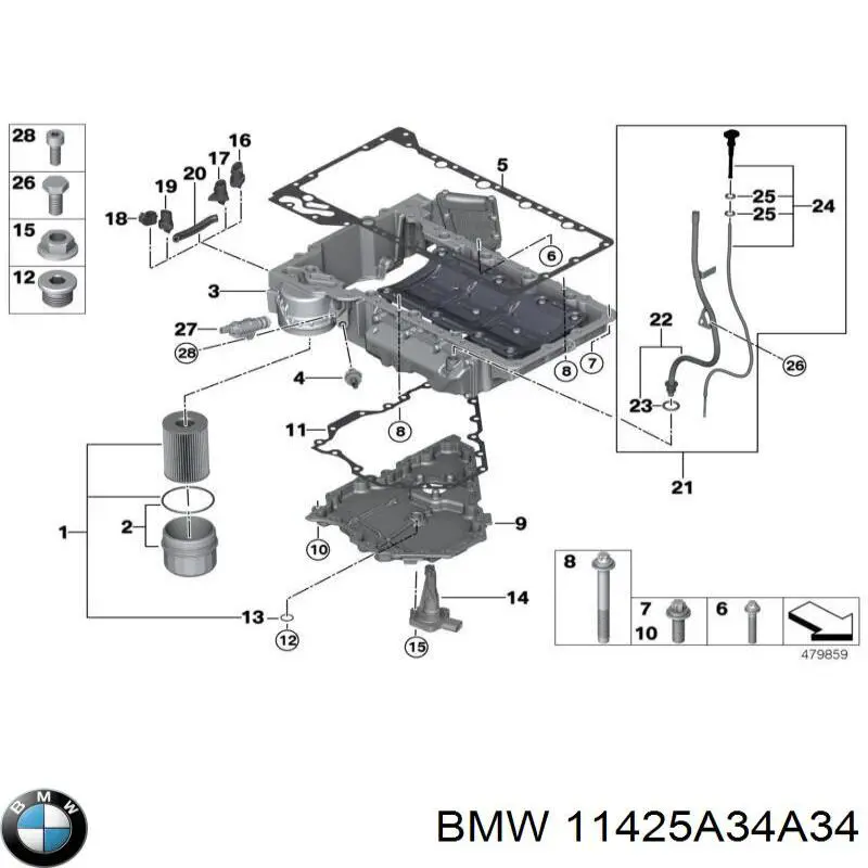 Compre 11425A34A34 BMW 