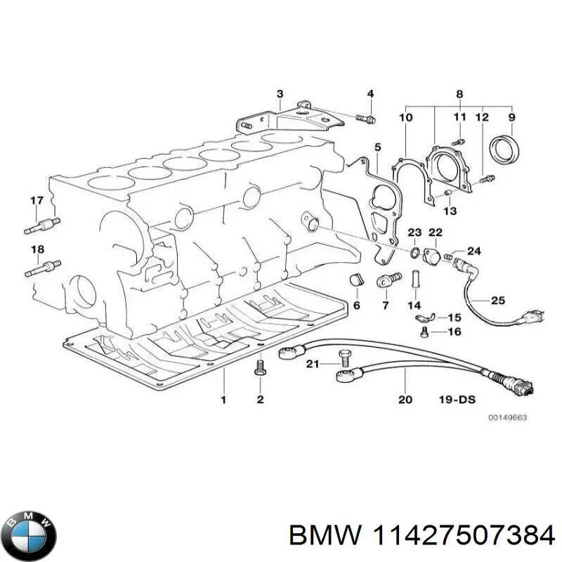 11427507384 BMW Injetor de óleo