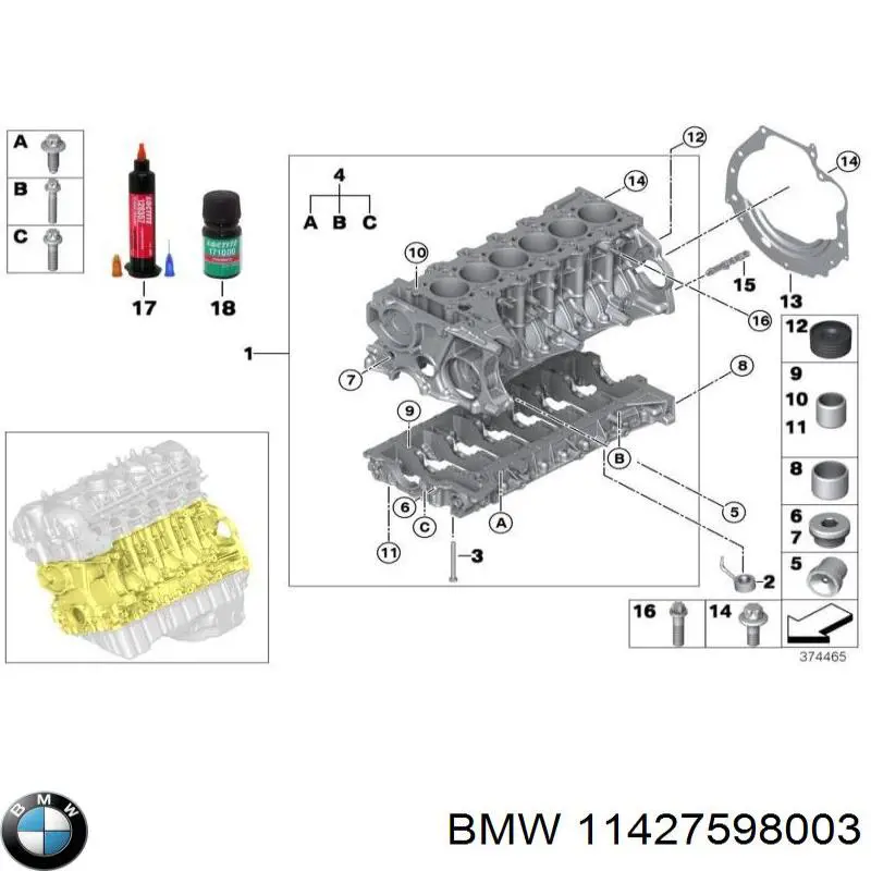 Filtro de óleo BMW 11427598003 preço, a partir de 57,80 USD