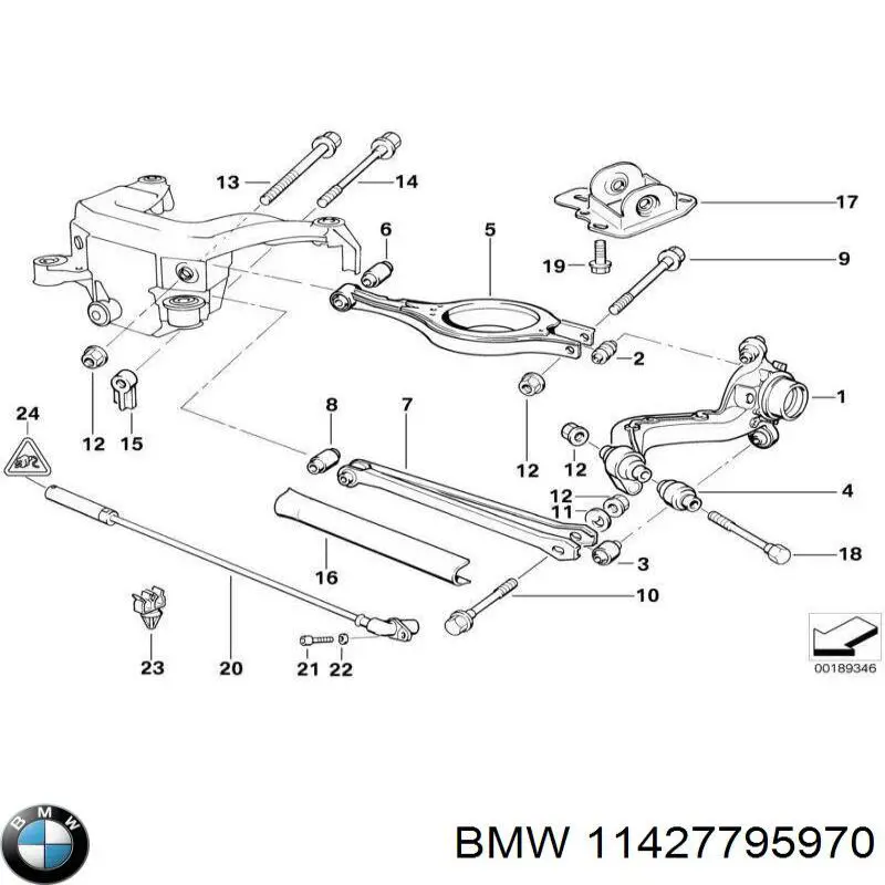 Compre 11427795970 BMW Tubo (mangueira) de fornecimento de óleo de turbina