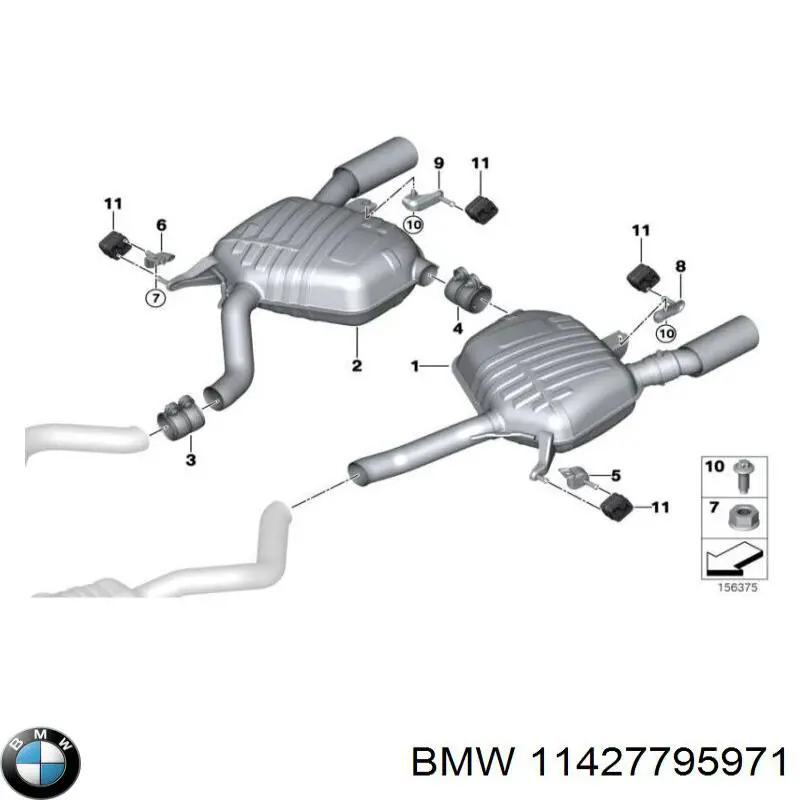 Compre 11427795971 BMW Tubo (mangueira) de fornecimento de óleo de turbina