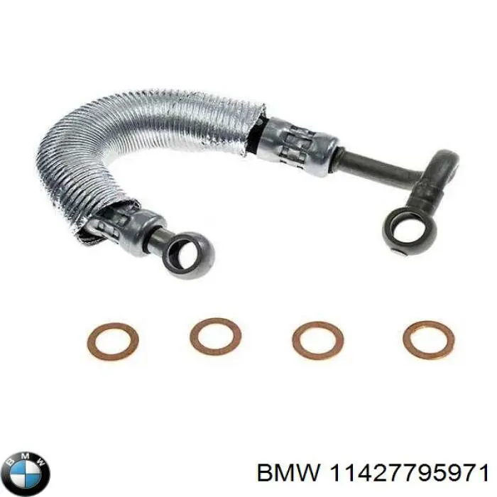 11427795971 BMW Tubo (mangueira) de fornecimento de óleo de turbina