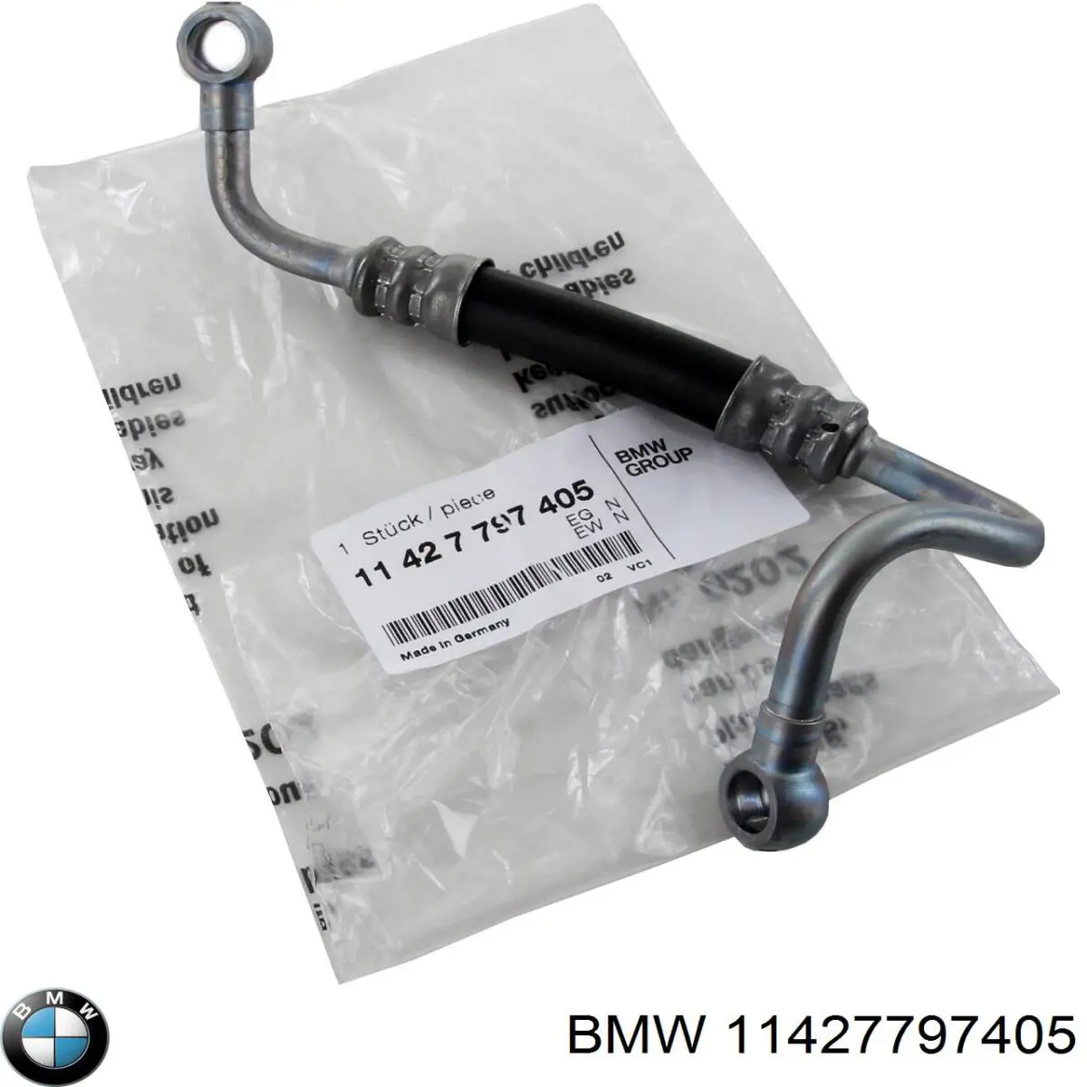 11427797405 BMW Tubo (mangueira) de fornecimento de óleo de turbina