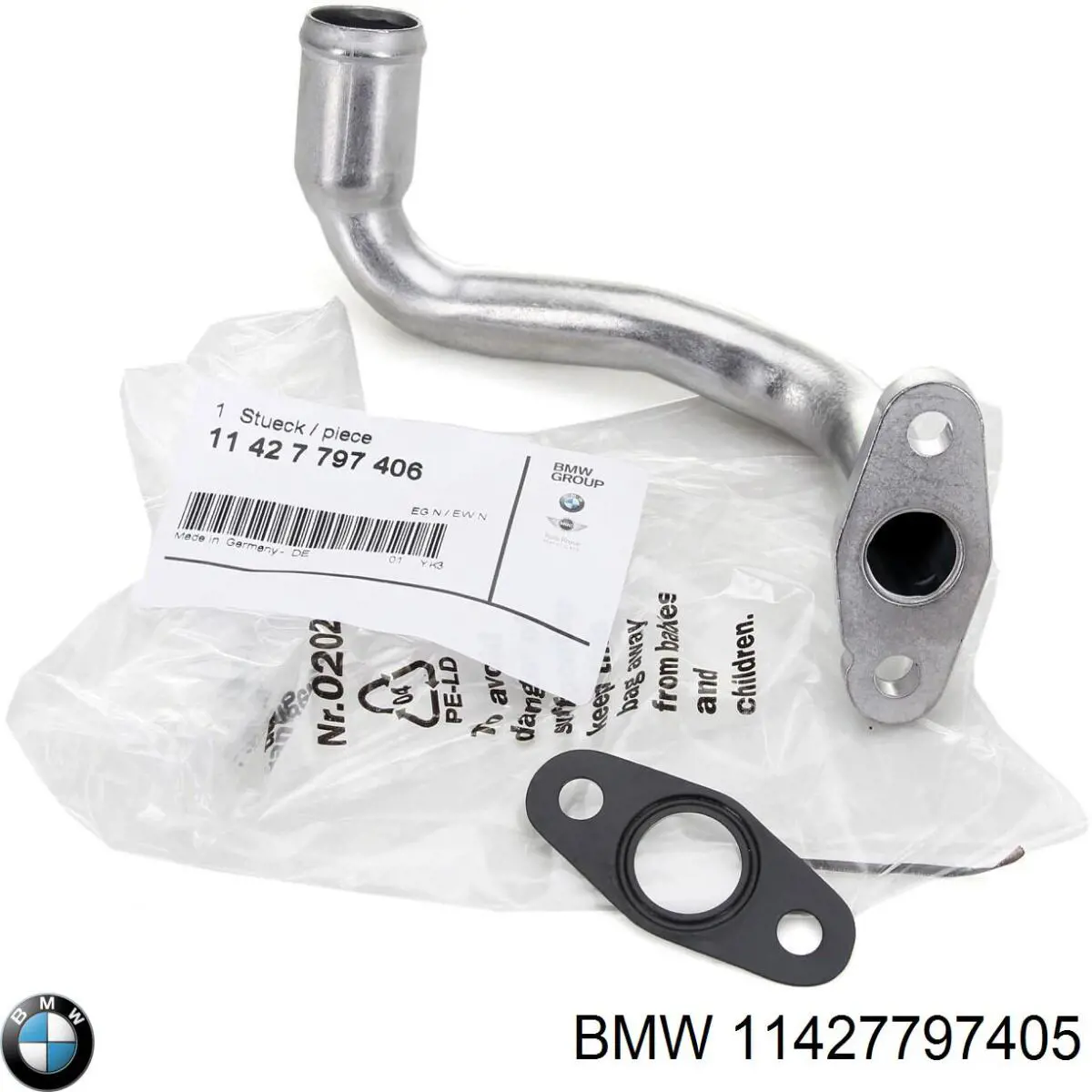 Compre 11427797405 BMW Tubo (mangueira) de fornecimento de óleo de turbina