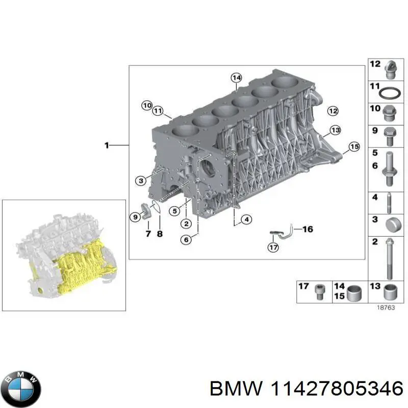 Compre 11427805346 BMW Filtro de óleo