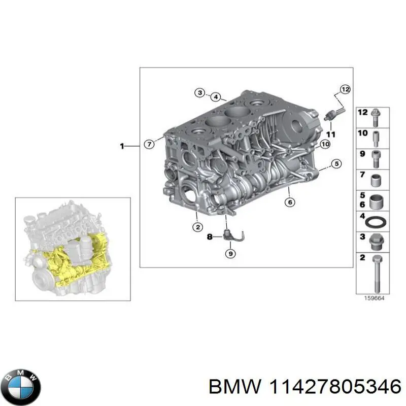 Filtro de óleo BMW 11427805346 preço, a partir de 43,88 USD