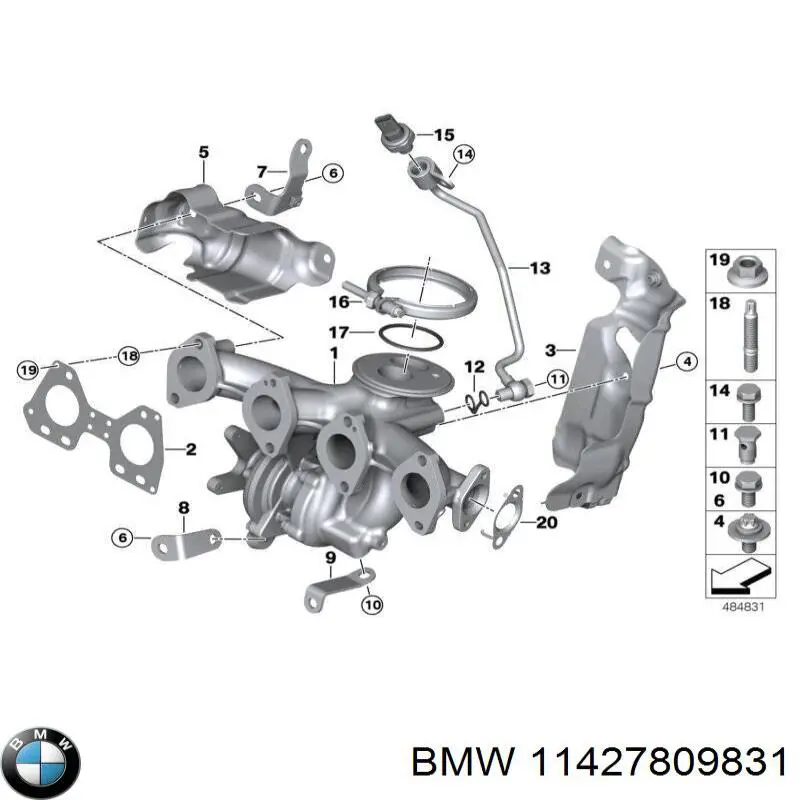 Vedante de adaptador do filtro de óleo BMW 11427809831 preço, a partir de 9,36 USD