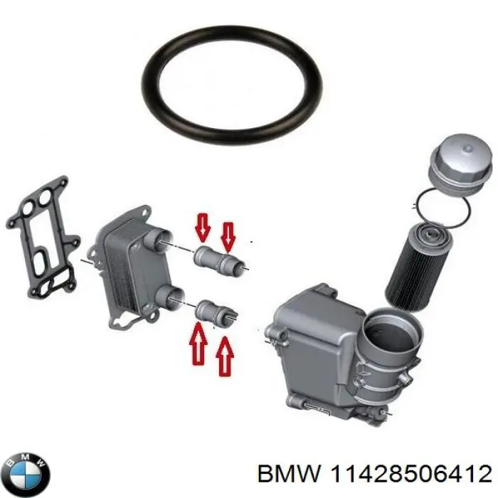11428506412 BMW Vedante de adaptador do filtro de óleo