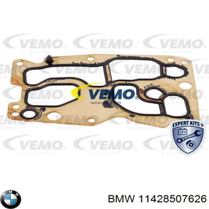 11428507626 BMW Radiador de óleo (frigorífico), debaixo de filtro