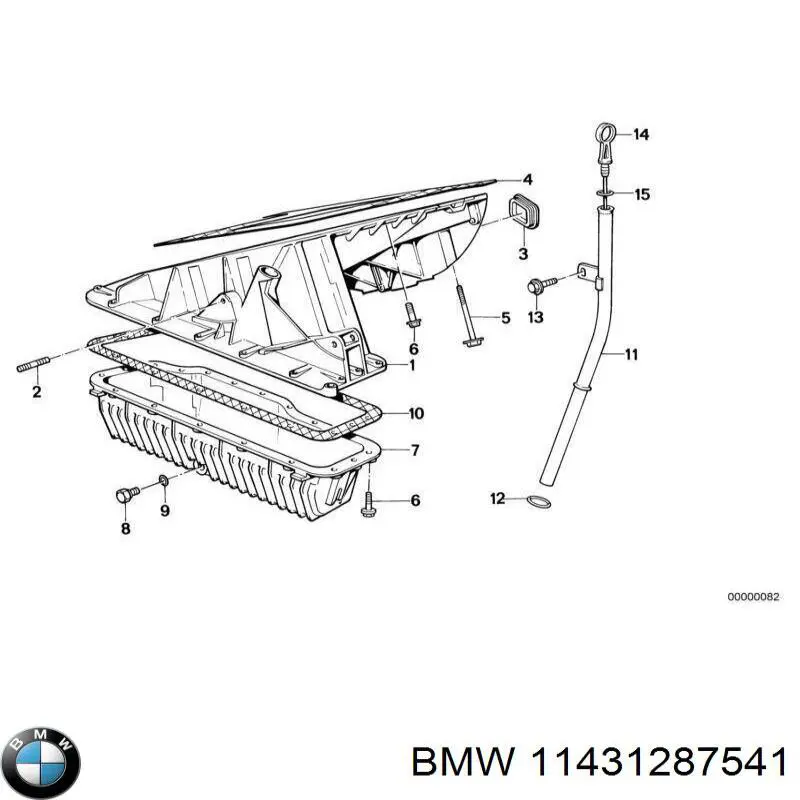 Anel de vedação da sonda de óleo BMW 11431287541 preço, a partir de 0,36 USD