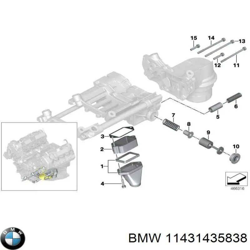  BMW 11431435838 preço, a partir de 164,71 USD