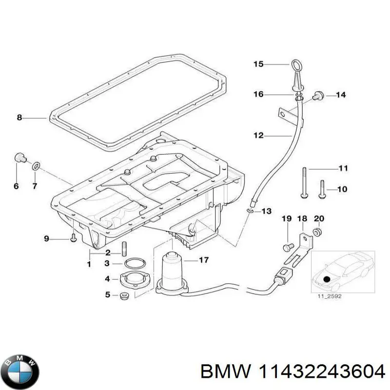 Compre 11432243604 BMW 