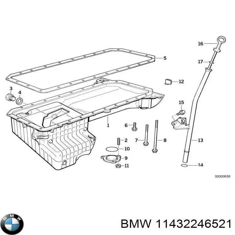 Sonda (indicador) do nível de óleo no motor BMW 11432246521 preço, a partir de 39,00 USD
