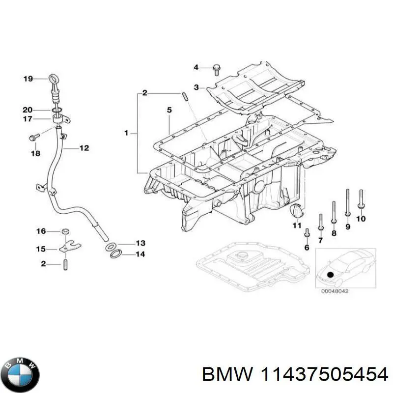 Sonda (indicador) do nível de óleo no motor BMW 11437505454 preço, a partir de 42,71 USD