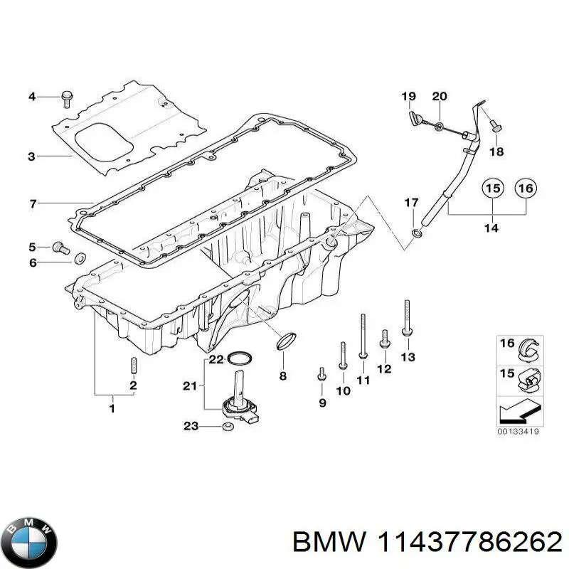 Sonda (indicador) do nível de óleo no motor BMW 11437786262 preço, a partir de 42,82 USD