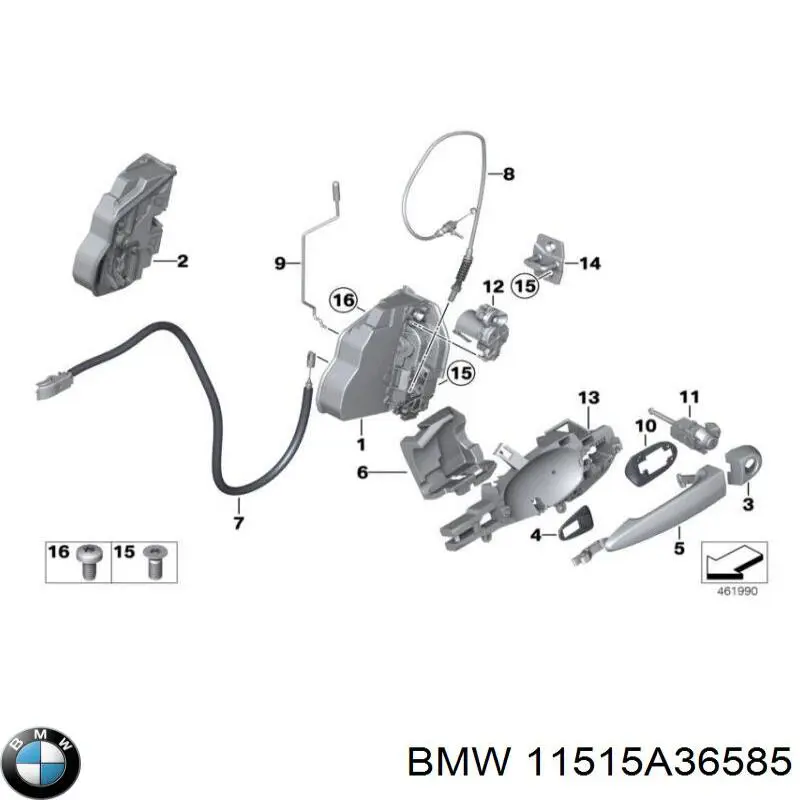 Bomba de água (bomba) de esfriamento, adicional elétrica BMW 11515A36585 preço, a partir de 85,38 USD